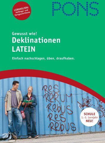 Thomas Must - PONS Gewusst wie! Deklinationen Latein - Preis vom 30.09.2026 22:30:23 h