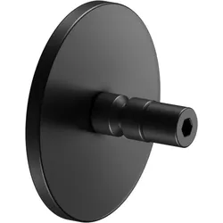Keuco Klebe-Set 04994370501 schwarz matt, mit Rosette