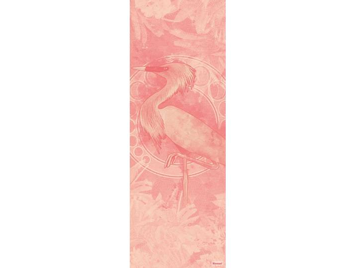 Komar Heritage roze dierenprint fotobehang op vlies 100x280cm