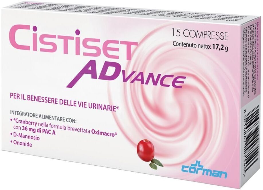 CORMAN SpA Corman, Cistiset Advance, 15 Compresse