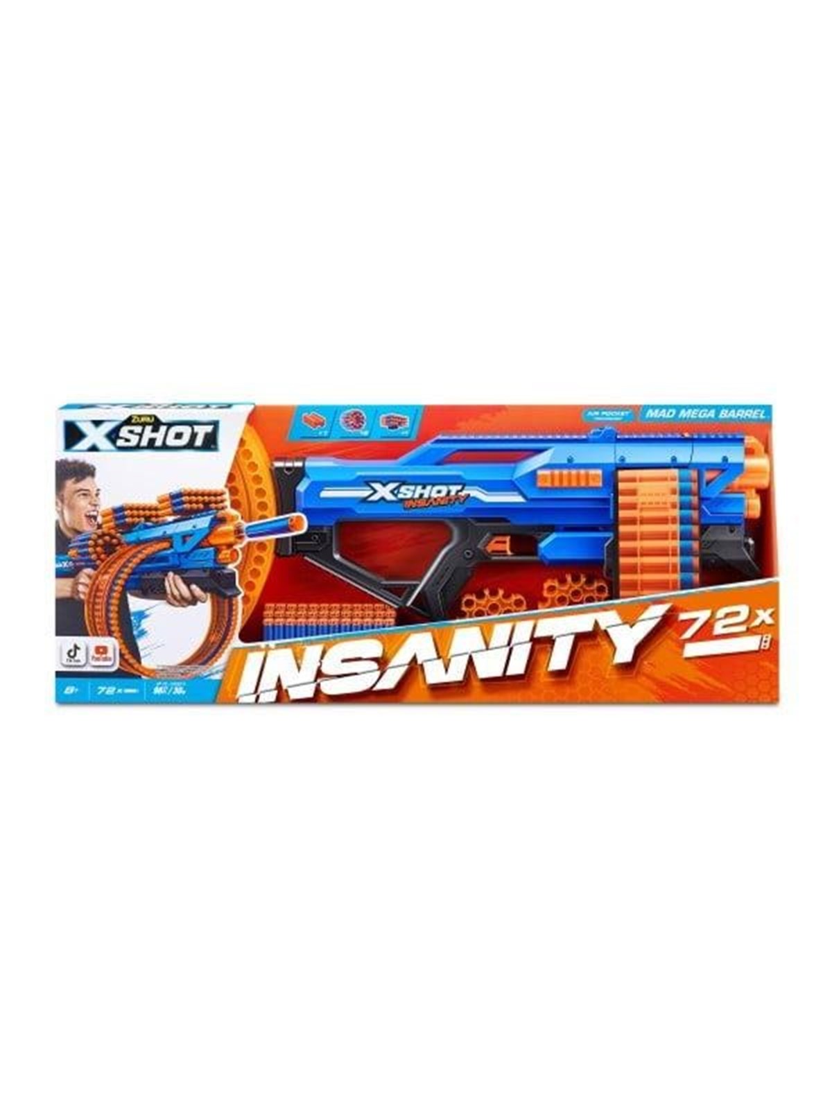 X shot Insanity Mad Mega Barrel