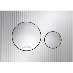 LAUFEN INEO Betätigungsplatte Moondance, für WC-Element, Zweimengenbetätigung, H9001160040001, Farbe: Chrom