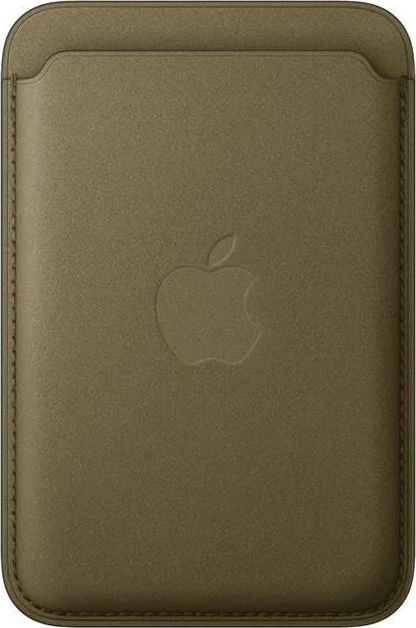 Apple Feingewebe-Wallet mit MagSafe für iPhone Dunkeloliv