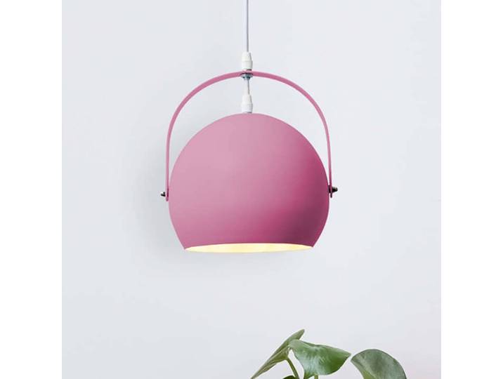 Suspension Colorado Ø 25cm Rose foncé Fer verni E27