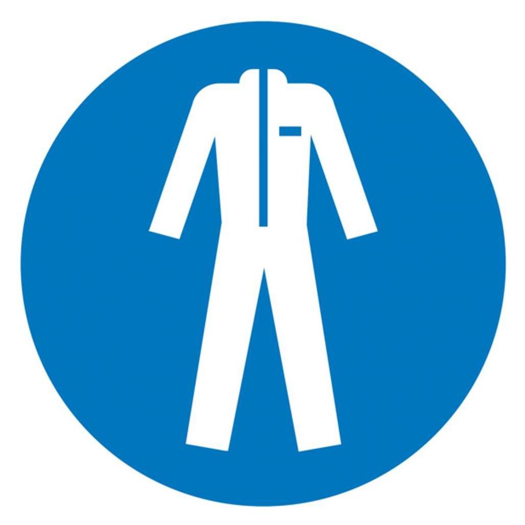 SafetyMarking Gebotsschild Schutzkleidung benutzen (11.0628)