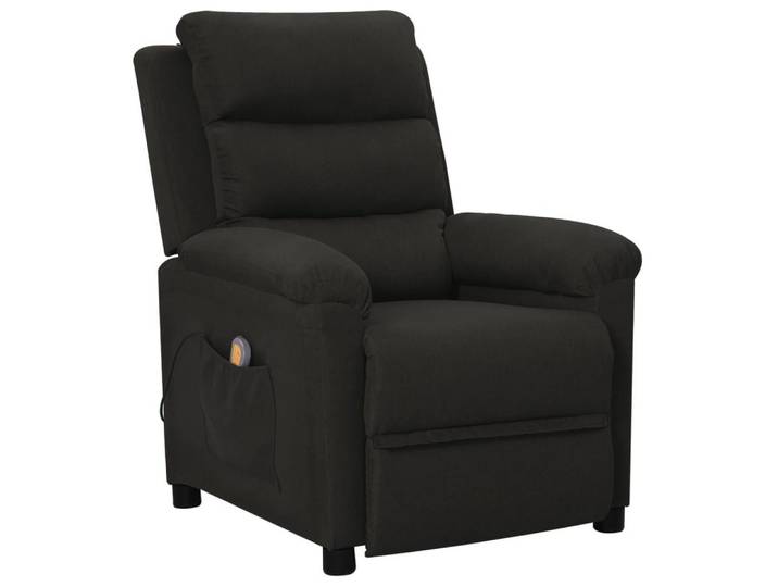 vidaXL Massagesessel, Massagesessel Schwarz Stoff