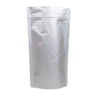 1000 Doypack Bodenbeutel Standbodenbeutel aus PET silber 110 x 185 + 65 mm