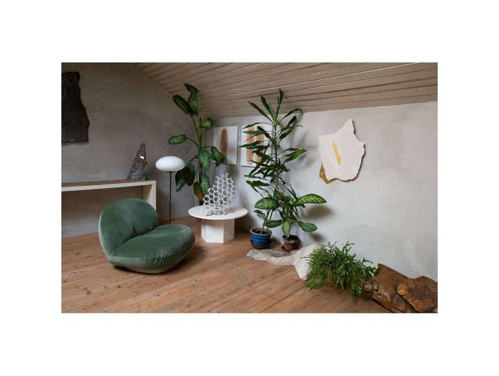 Stemlite Stehleuchte H150 Dimmable Pebble Grey - GUBI - Wohnzimmer - Metall