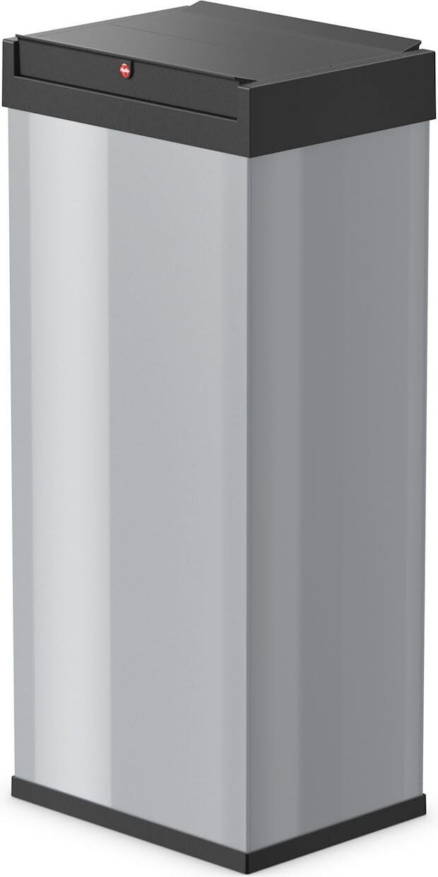 Hailo Big-Box Swing afvalcontainer XL, 52 liter, zilver