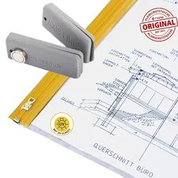 HELE original DIN A0 Planschutztaschen, Planschutztaschen mit Gleitverschluss und UV-Schutz wetterfest und wasserfest für Baupläne incl. 1x