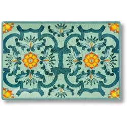 Excelsa Teller Trinacria aus Keramik 30x20 cm mehrfarbig