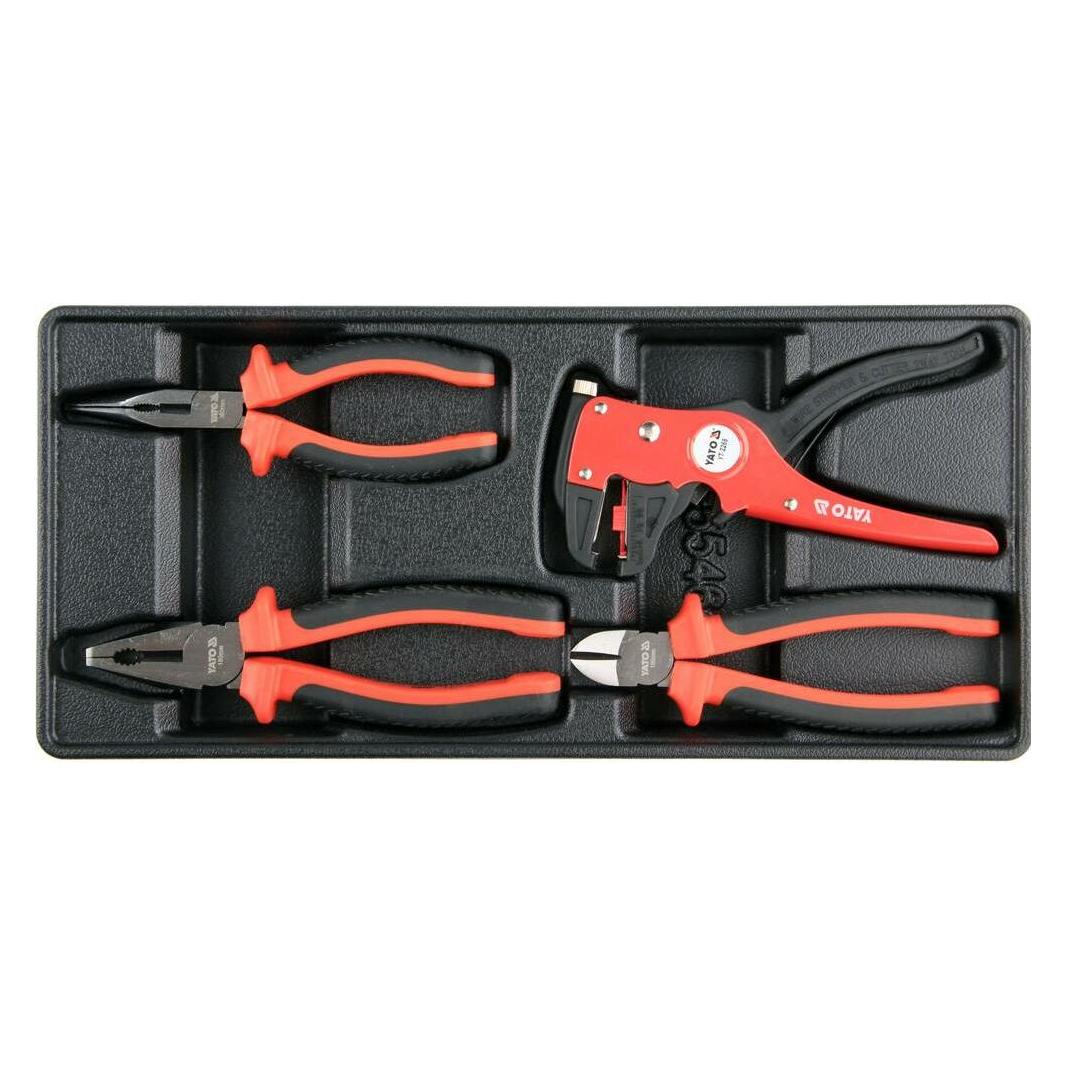 Yato Insulated Pliers 4pcs Set (YT-55464)