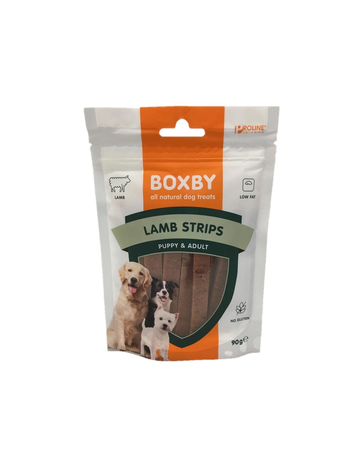 BOXBY Lammstreifen 90g. Kein Gluten
