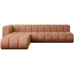 ECKSOFA modulares Sofa Darnel-L2 - 296x177x70 cm Apricot