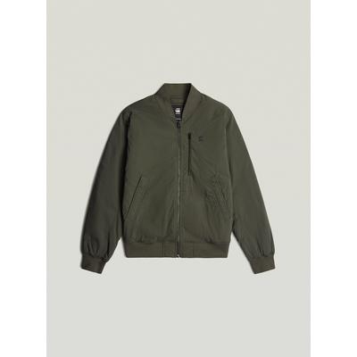 Bomberjacke G-STAR "Tech Bomberjacke", Herren, Gr. S, asfalt, Obermaterial: 65% Baumwolle, 31% Polyimid, 4% Elasthan, Jacken Bomberjacke