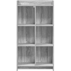 vidaXL, Regal, Bücherregal Grau Sonoma 59 x 30 x 111 cm Holzwerkstoff (30 x 59 x 111 cm)