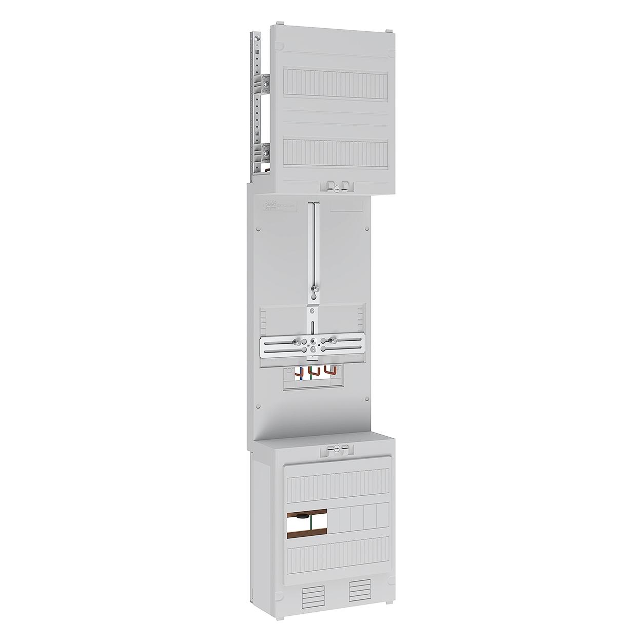 ABN Zählerplatz 3Pkt 1Z Z17110 m.Klemmstein 5p 250x1050mm (Z17110)