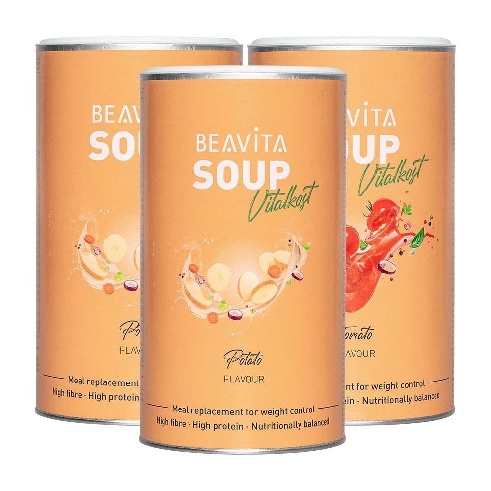 Beavita Vitalkost Plus Suppendiätpaket 3x500 g Set