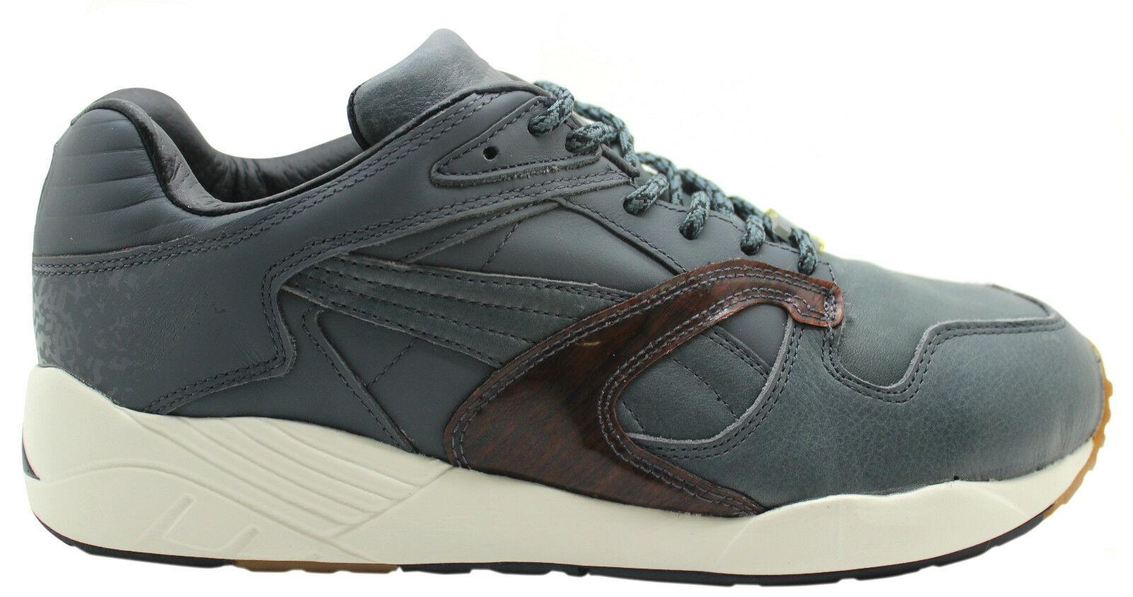 Puma Trinomic XS 850 plus robuste Herrengrau Leder -Trainer 357036 01 B23C