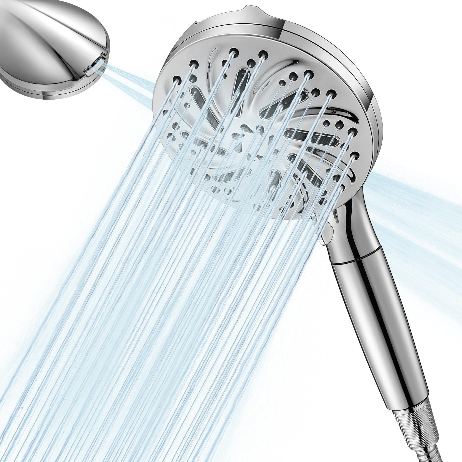 Waterbesparende handdouche met filter