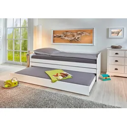 Ausziehbett Lotar Weiß