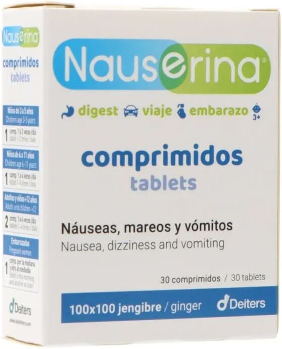 Deiters Nauserina Náuseas Mereos y Vómitos 30 Tabs