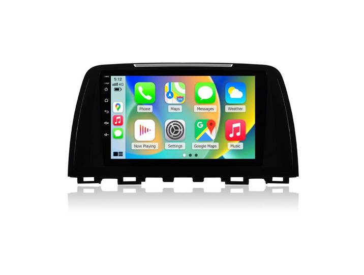 A-Sure Für Mazda 6 2012-2016 Android 15 RDS SWC Bluetooth CarPlay WIFI Autoradio (Digitalradio (DAB), FM, Carplay Android Auto Bluetooth EQ USB GPS Navi WIFI Touchscreen)