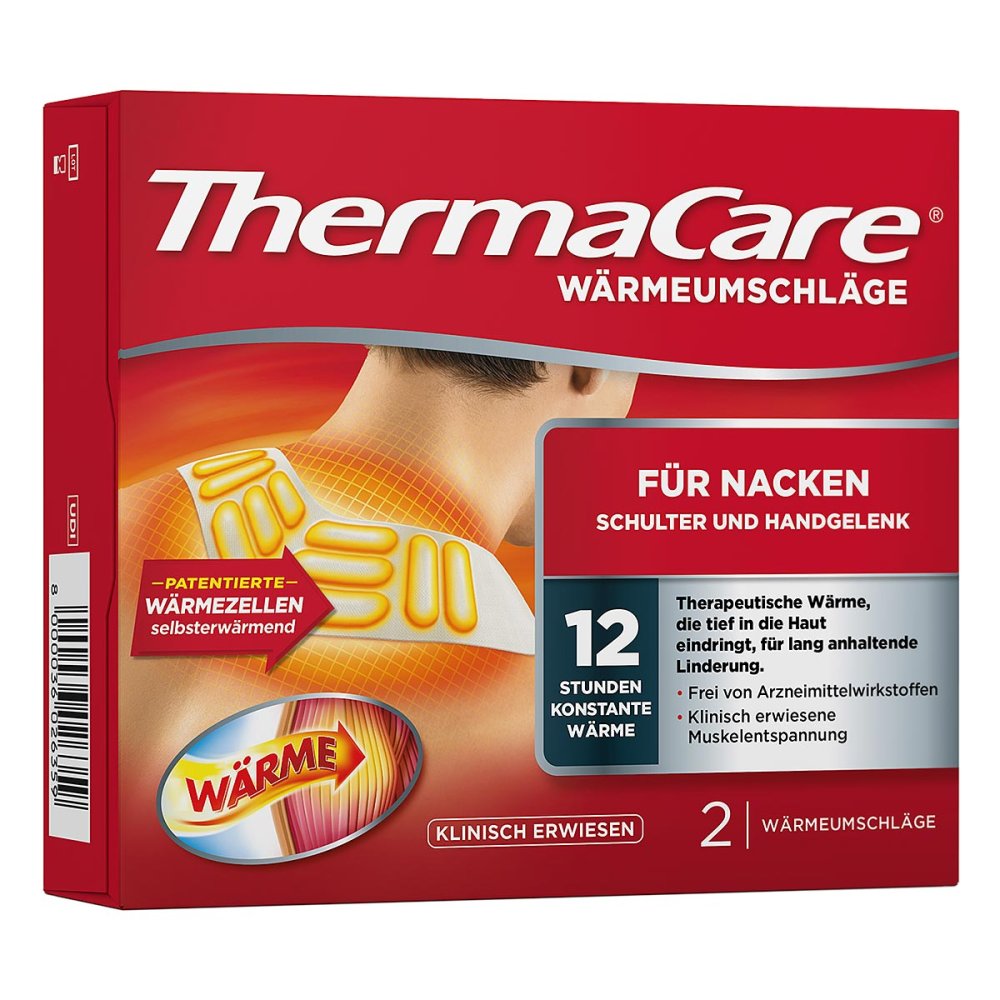 Angelini Pharma Deutschland GmbH ThermaCare Wärmeumschläge für Nacken, Schulter und Handgelenk 01690900