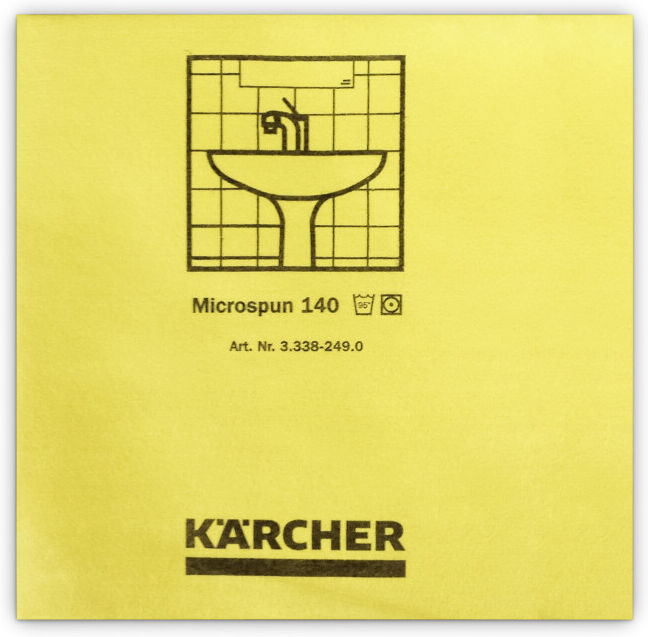 Kärcher Chiffon microfibre micro-filaments jaune (3.338-249.0)