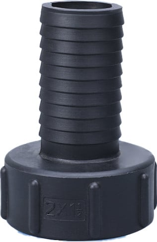 INF Plastic tankslangadapter voor IBC en tuinslangmontage, 38mm