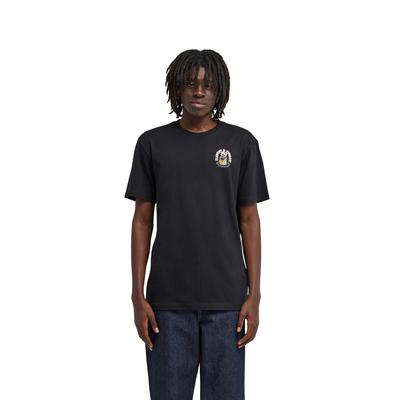 T-Shirt ELEMENT "Timber Flower Pot", Herren, Gr. XS, schwarz (flint schwarz), Obermaterial: 100% Baumwolle., Shirts T-Shirt