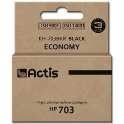 Factis, Druckerpatrone, KH-703BKR black ink cartridge for HP printer 703 CD887AE - Kompatibel - Tintenpa (BK)