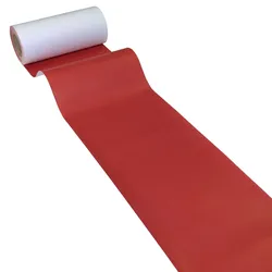 JUNOPAX Papiertischläufer rot 50m x 0,20m, nass- und wischfest