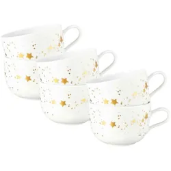 Seltmann, Tasse, Liberty Golden Stars Milchkaffeetassen (380 ml, 6x)