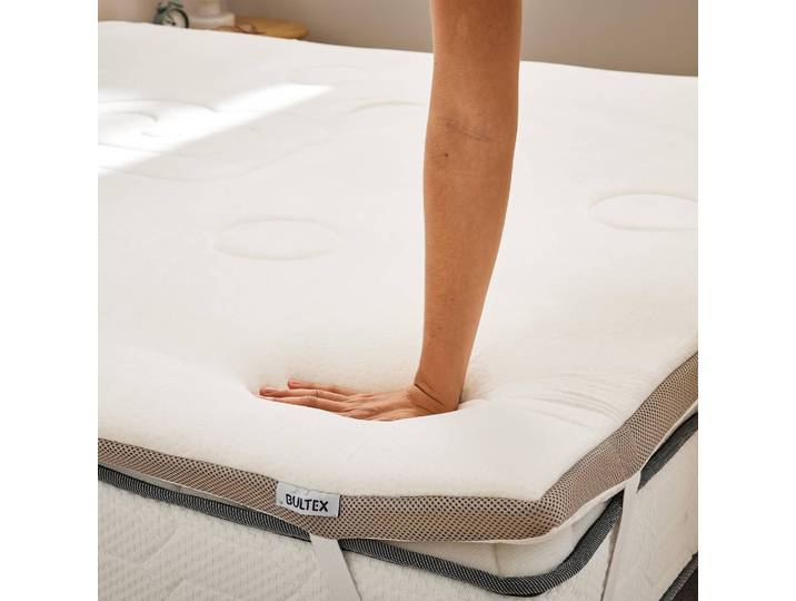 Surmatelas mémoire de forme 90x190 moelleux Bultex Memopower