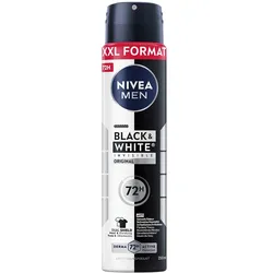 2x NIVEA Men, Deo, Black & White Invisible Original Spray XXL (Spray, 250 ml)