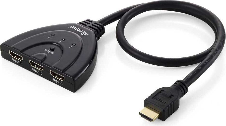Equip Schakelaar 332703 voor 3 HDMI-signalen