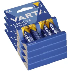 16x Varta 4906 Longlife Power AA im 4er Blister Mignon