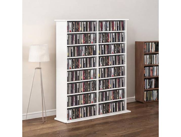 Blanc Panneau De Particules Office Storage combining 41.9 x 9.4 x 49.7 in and Étagère de rangement blanc 16 compartiments 12