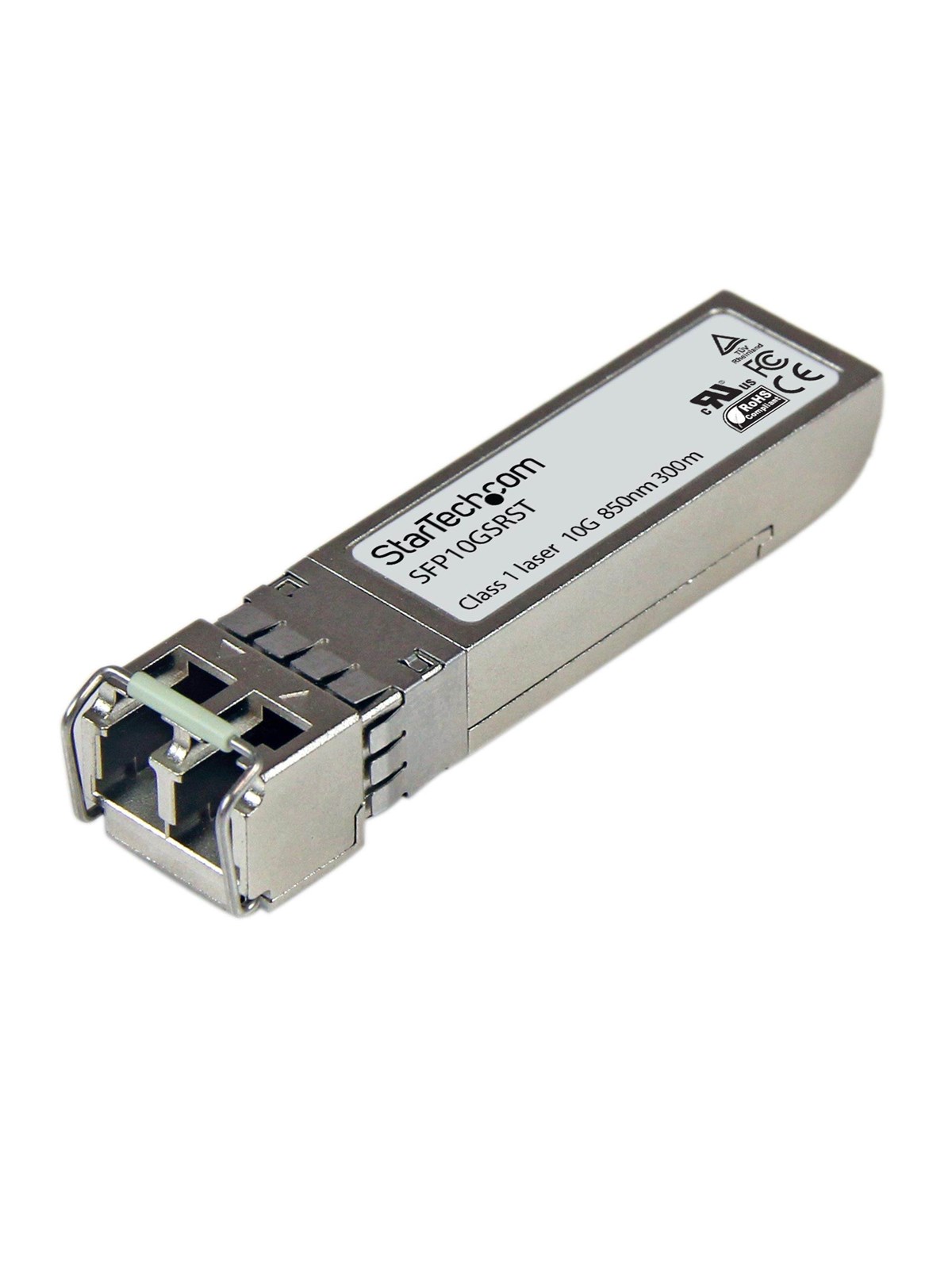StarTech.com Cisco Compatible 10GBase-SR SFP+ Fiber Transceiver Modul 850nm MM LC w/DDM