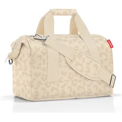 Allrounder Reisetasche M, gepunktet, beige, recycelt