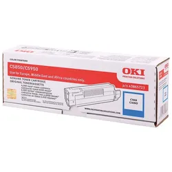 Laser/Kopierer OKI 43865723 OKI C5850 TONER CYAN