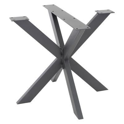ML-Design Tischbeine X-Design 85x71x85 cm anthrazit aus Metall