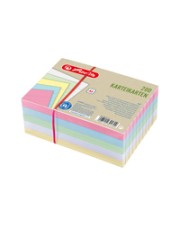 Herlitz Karteikarte A6 liniert farbig sortiert 4 Farben plus weiß Blauer Engel 200er Mehrfarbig Liniertes Papier 180 g/m² 200 Stücke Der Blaue (50041145)