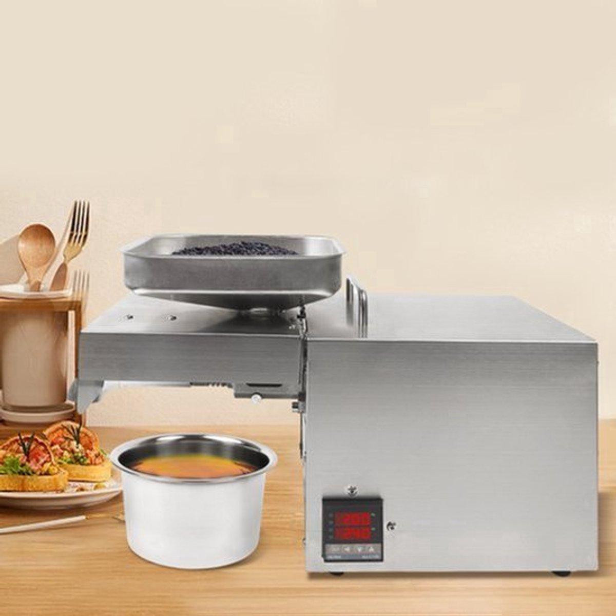 Selius Automatische oliepersmachine - RVS olie extractor - 610W - voor zaden en noten