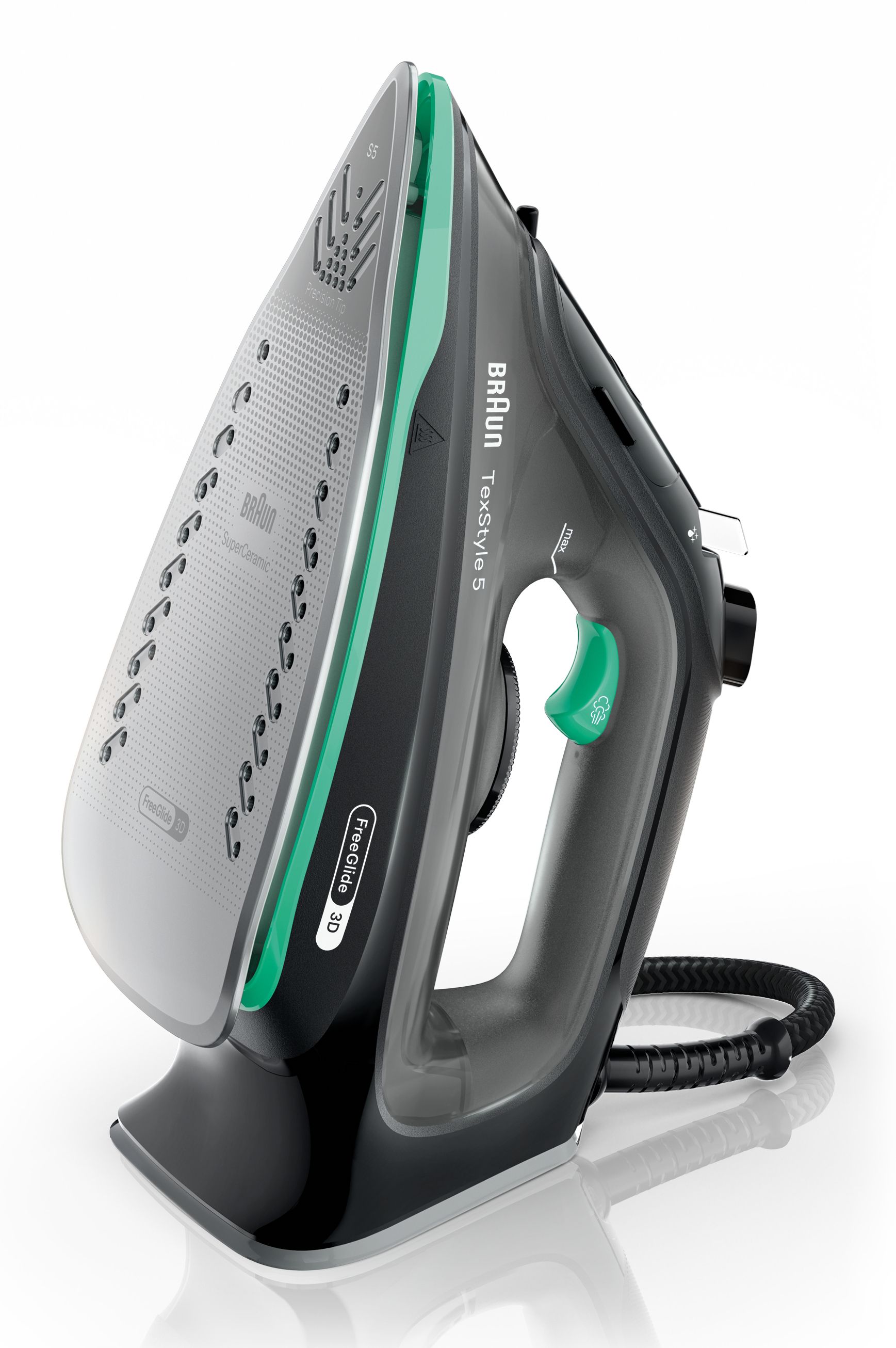 Braun SI5277GR TexStyle 5 50 g/min Dampfbügeleisen jetzt mit 60 Tagen Geld zurück Garantie!* 0127410002