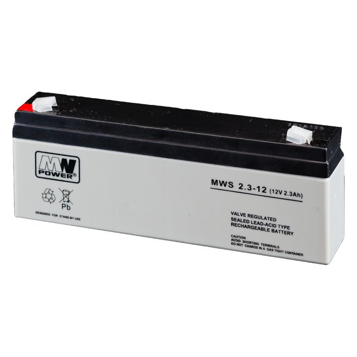 Mw Power MWS 2.3-12 USV-Batterie Plombierte Bleisäure (VRLA) 2,3 Ah (MWS 2.3-12)