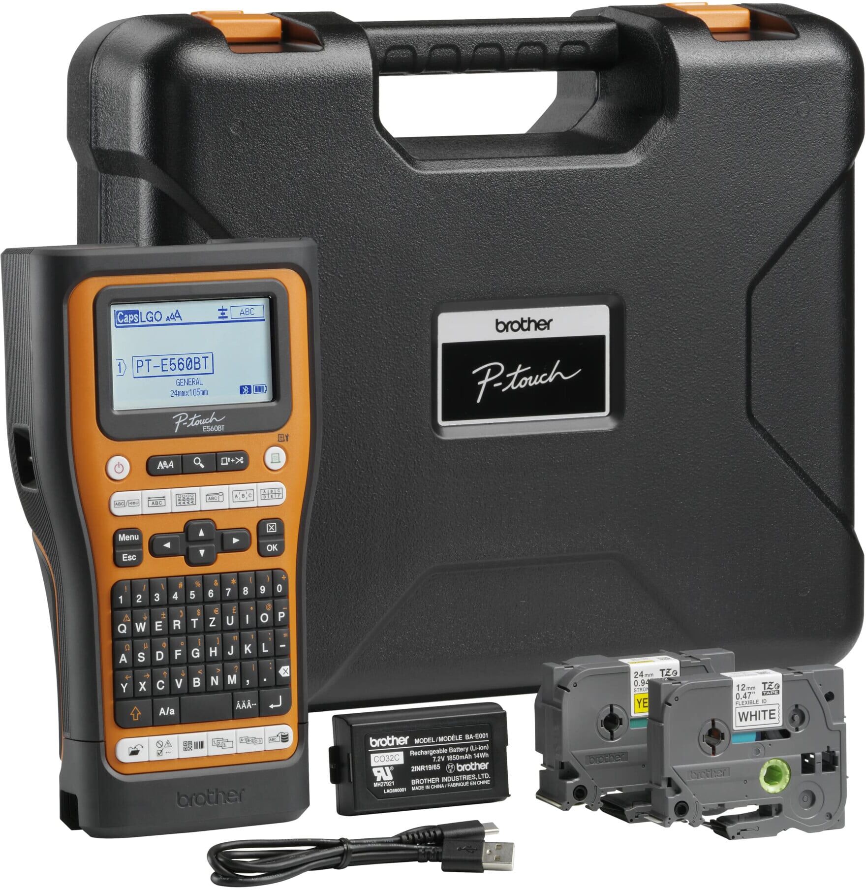 Brother Beschriftungsgerät P-touch E-Serie PT-E560BTVP (PTE560BTVPRG1)