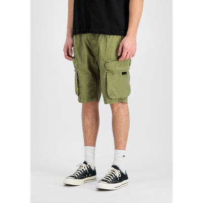 Shorts ALPHA INDUSTRIES "Division Short", Herren, Gr. L, Normalgrößen, olive, Obermaterial: 100% Baumwolle, Hosen Shorts