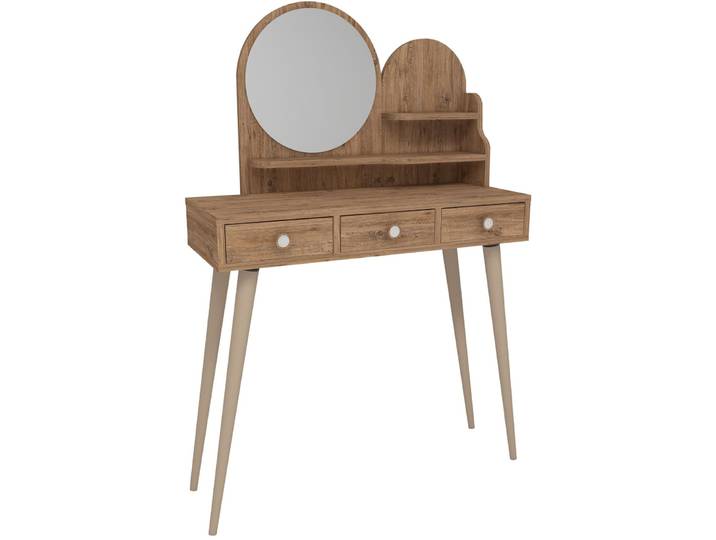 Schminktisch Uyumak Kiefer Melamin B 74 T 35 cm - Schminktisch